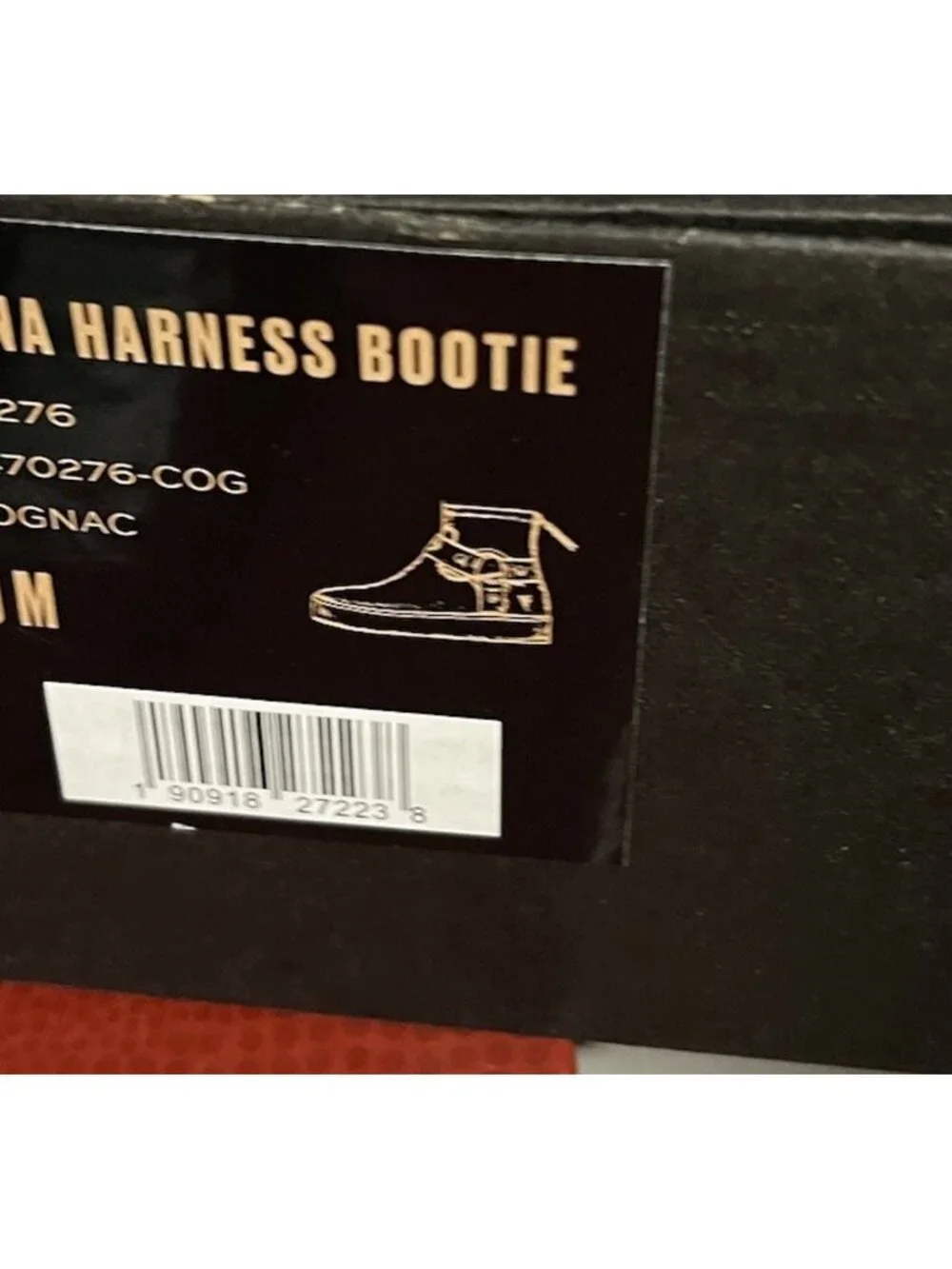 Frye Lena Harness Bootie Size 9 Womens Leather Boots Cognac NEW $298